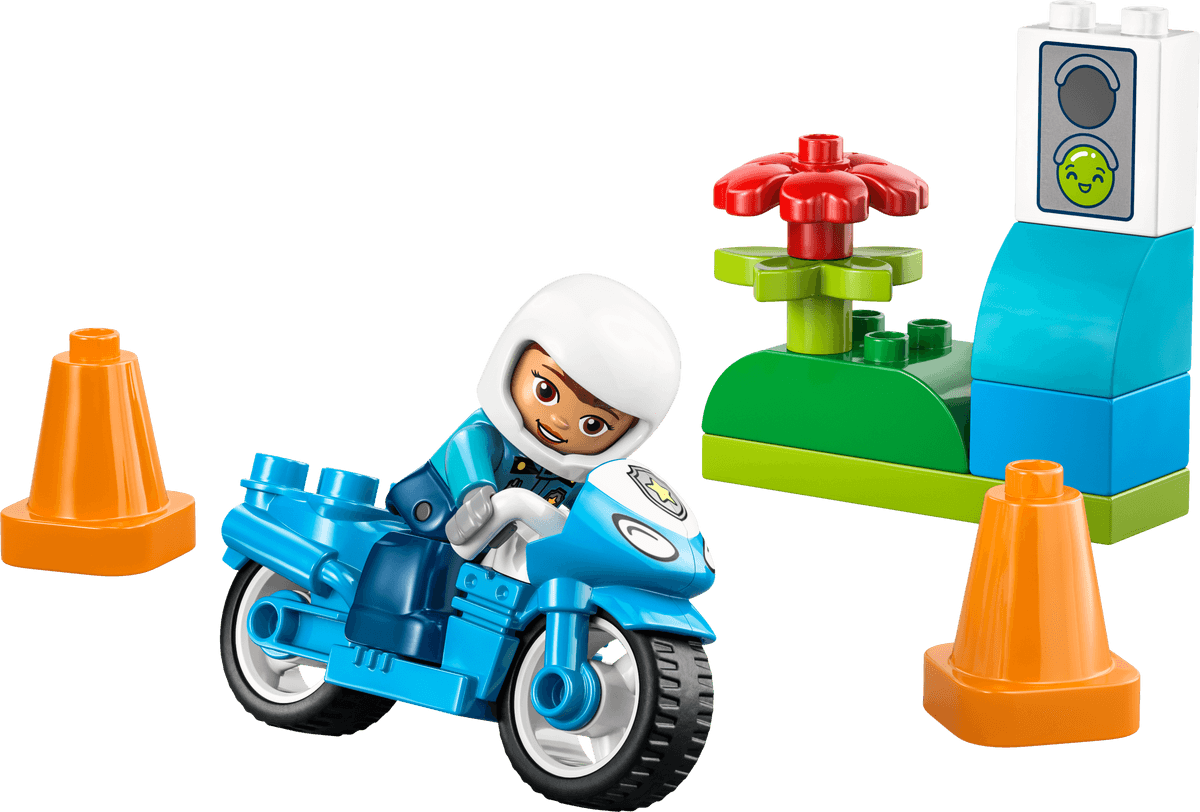 LEGO Blue Police Motorcycle