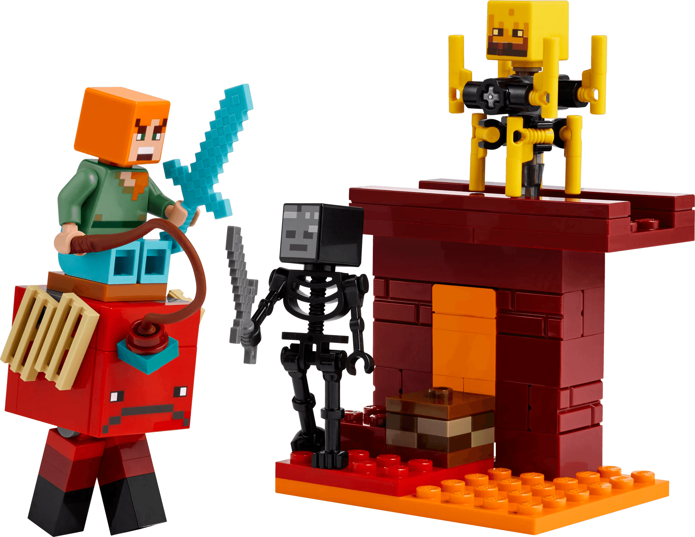 LEGO The Nether Lava Battle