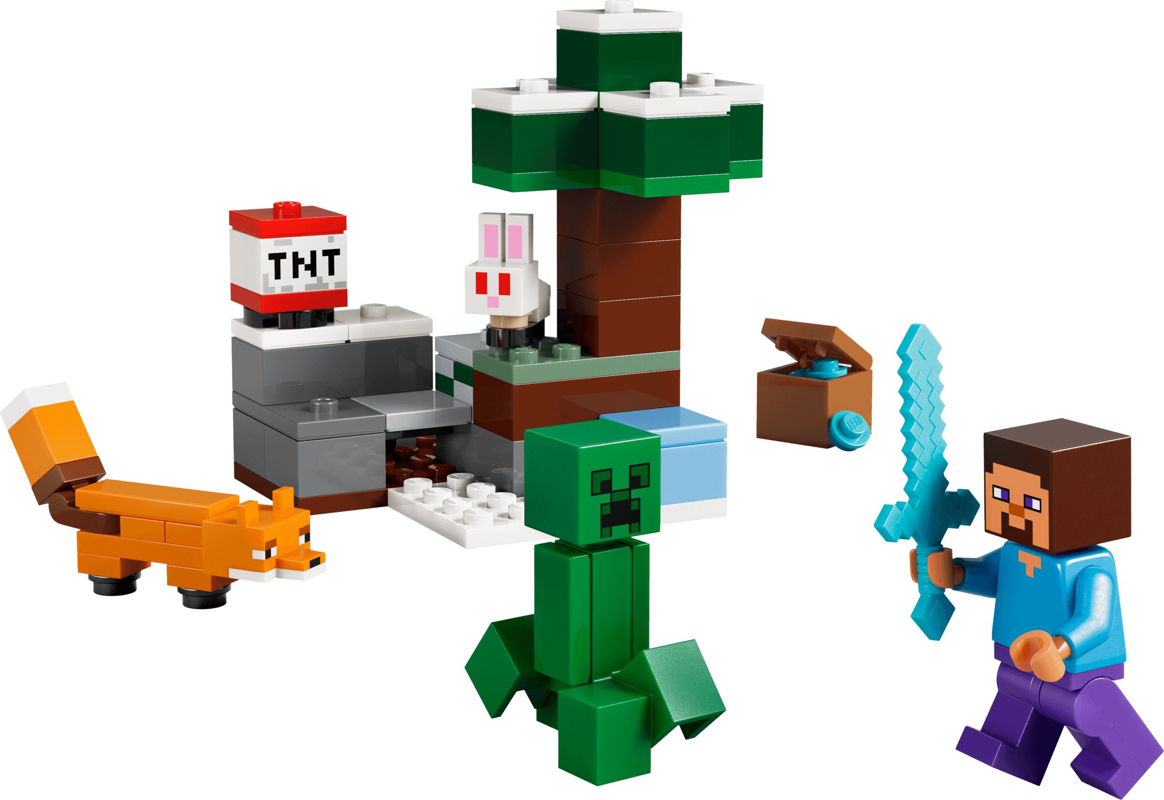 LEGO Steve's Taiga Adventure