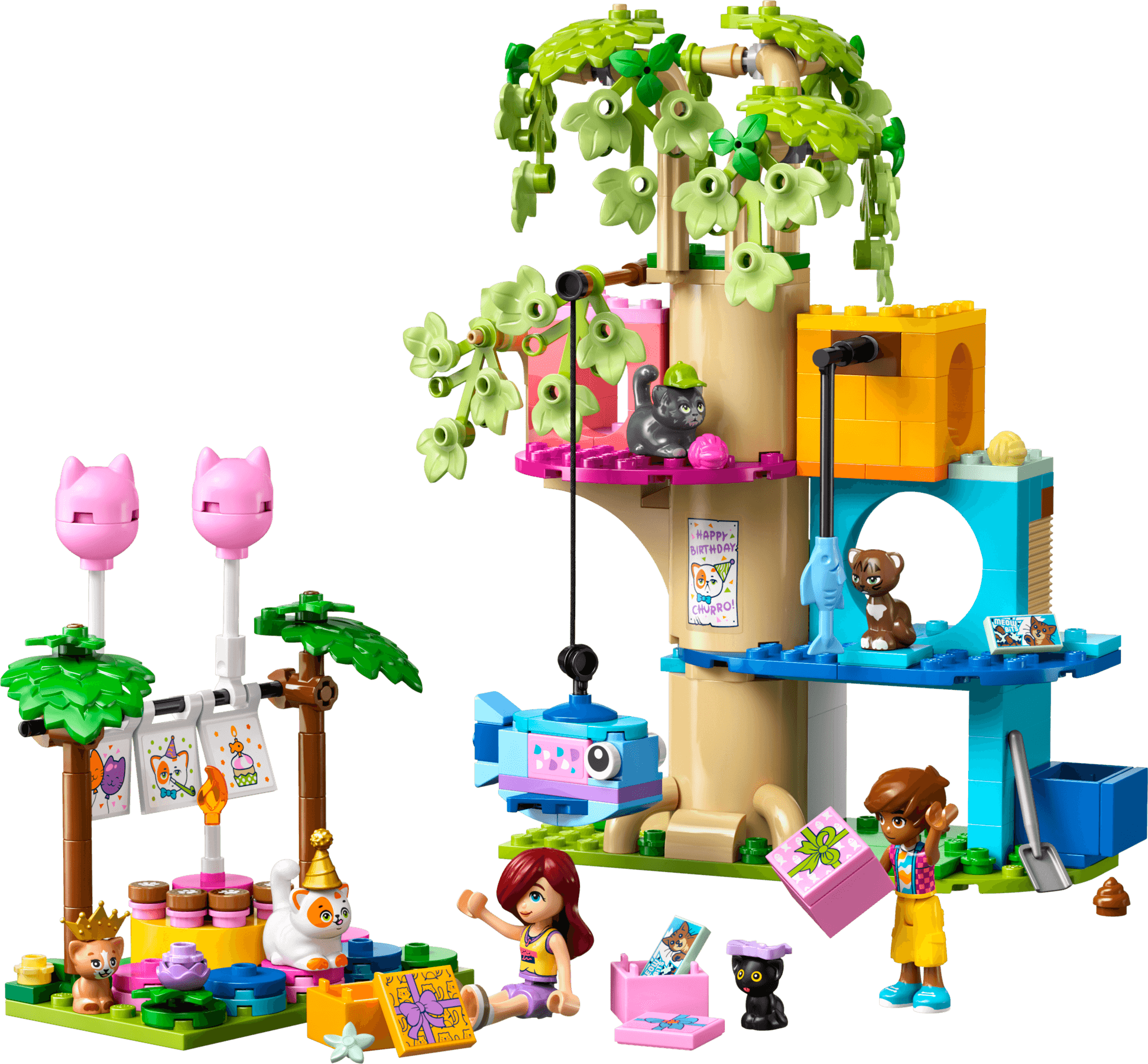 LEGO Cat Birthday Party & Tree House