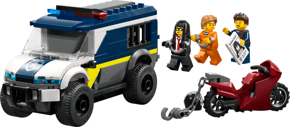 LEGO Van de Transporte de Prisioneiros da Polícia