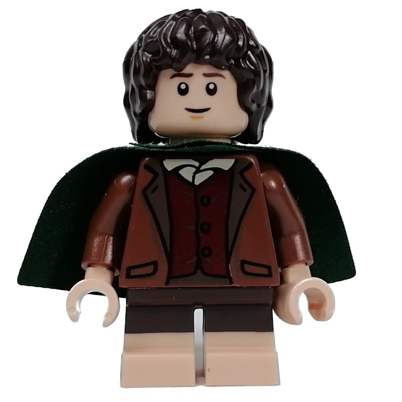 Frodo - Dark Green Cape, Reddish Brown Torso