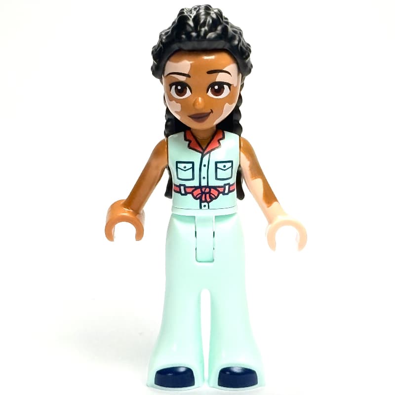 Jordin - White Shirt, Light Aqua Pants