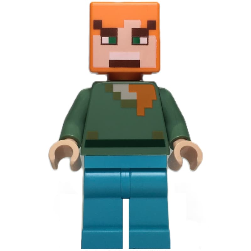 Alex, Reddish Brown Squares on Face
