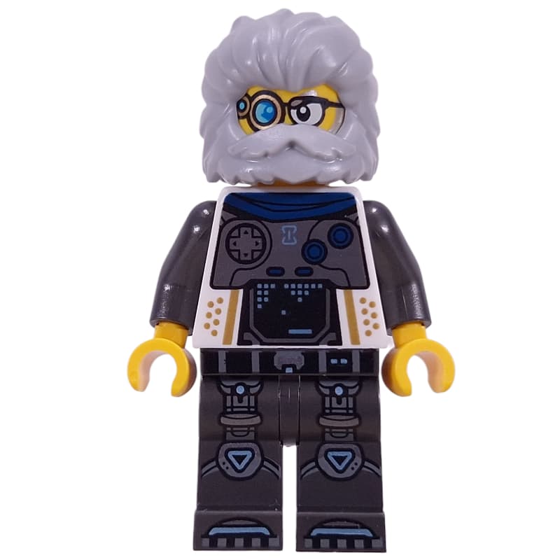 Mr. Oz, White Torso, Pearl Titanium Legs
