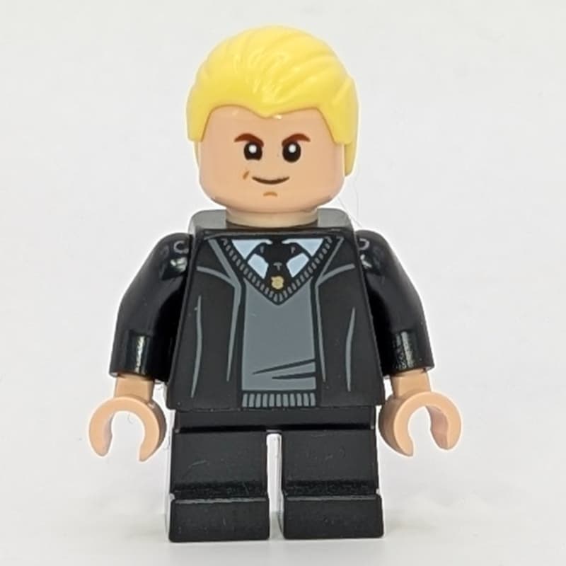 Draco Malfoy, Open Long Robes over Sweater, Short Black Legs
