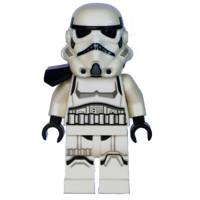 Imperial Remnant Stormtrooper, Medium Nougat Head, Pauldron