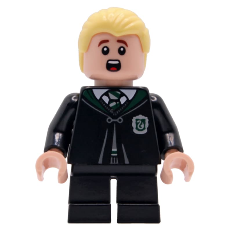 Draco Malfoy, Closed Long Slytherin Robe, Short Black Legs