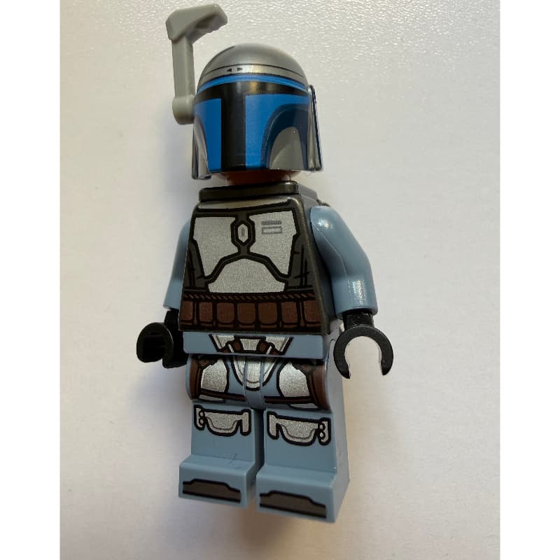 Jango Fett, Pearl Titanium Torso with Plain Arms, Black Helmet Print on Left-hand Site