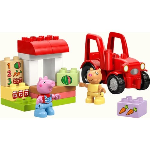 LEGO Tractor and Market