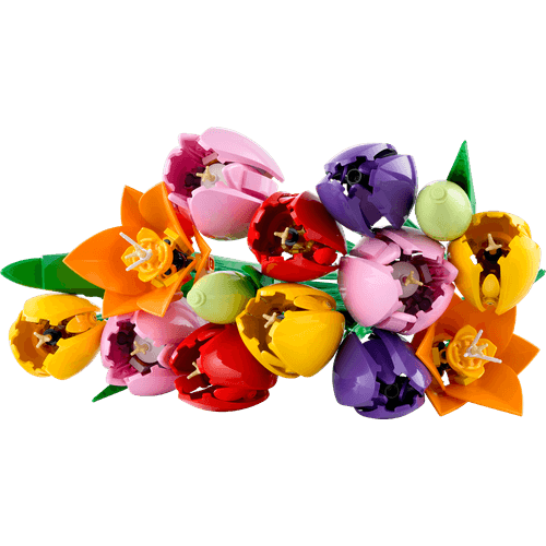 LEGO Decoração de buquê de tulipas