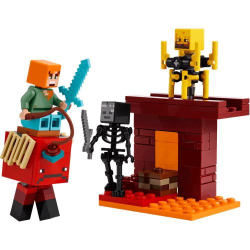 LEGO The Nether Lava Battle