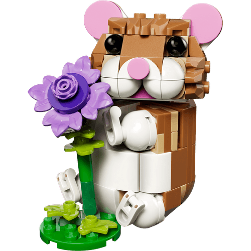 LEGO 3 em 1 Hamster Adorável com flor