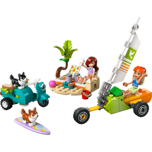 LEGO Surfing Dogs and Scooter Adventure