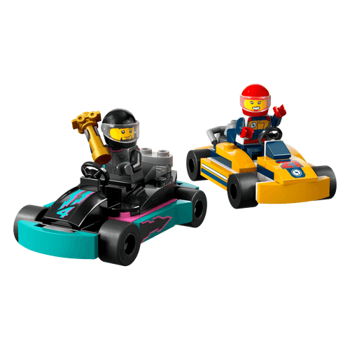 LEGO Go-Karts and Race Drivers