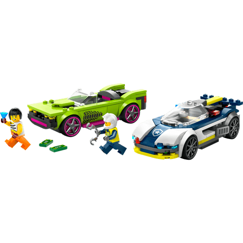 LEGO Carro de polícia e poderoso carro esportivo