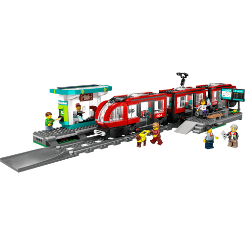 LEGO Bonde e Estação do Centro da Cidade