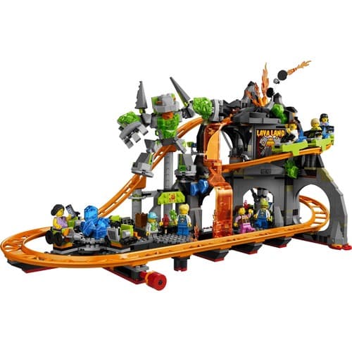 LEGO Lava Land Roller Coaster Park