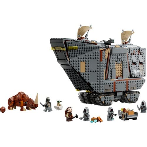 LEGO Sandcrawler e Mudhorn de Offworld
