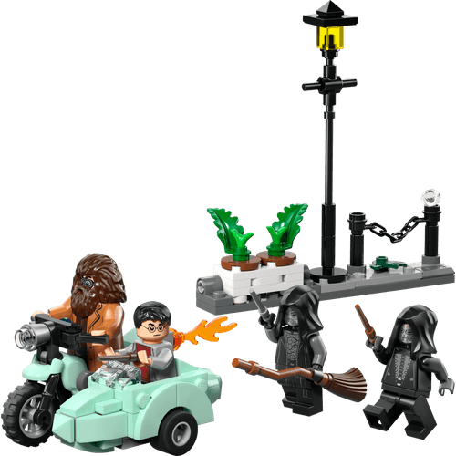 LEGO Hagrid e Harry Fuja da Rua dos Alfeneiros