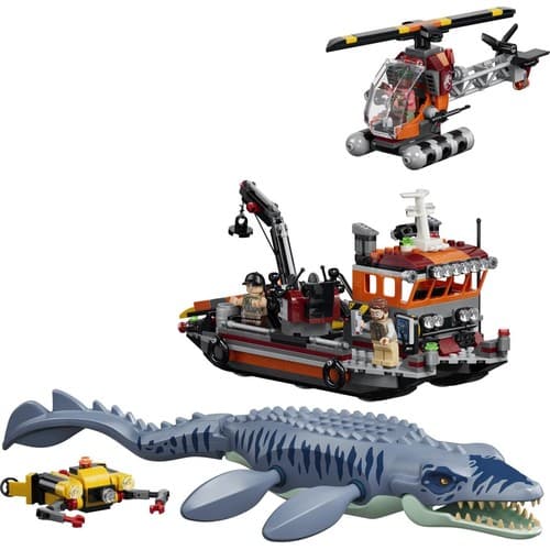 LEGO Ataque ao Barco de Dinossauro Mosassauro