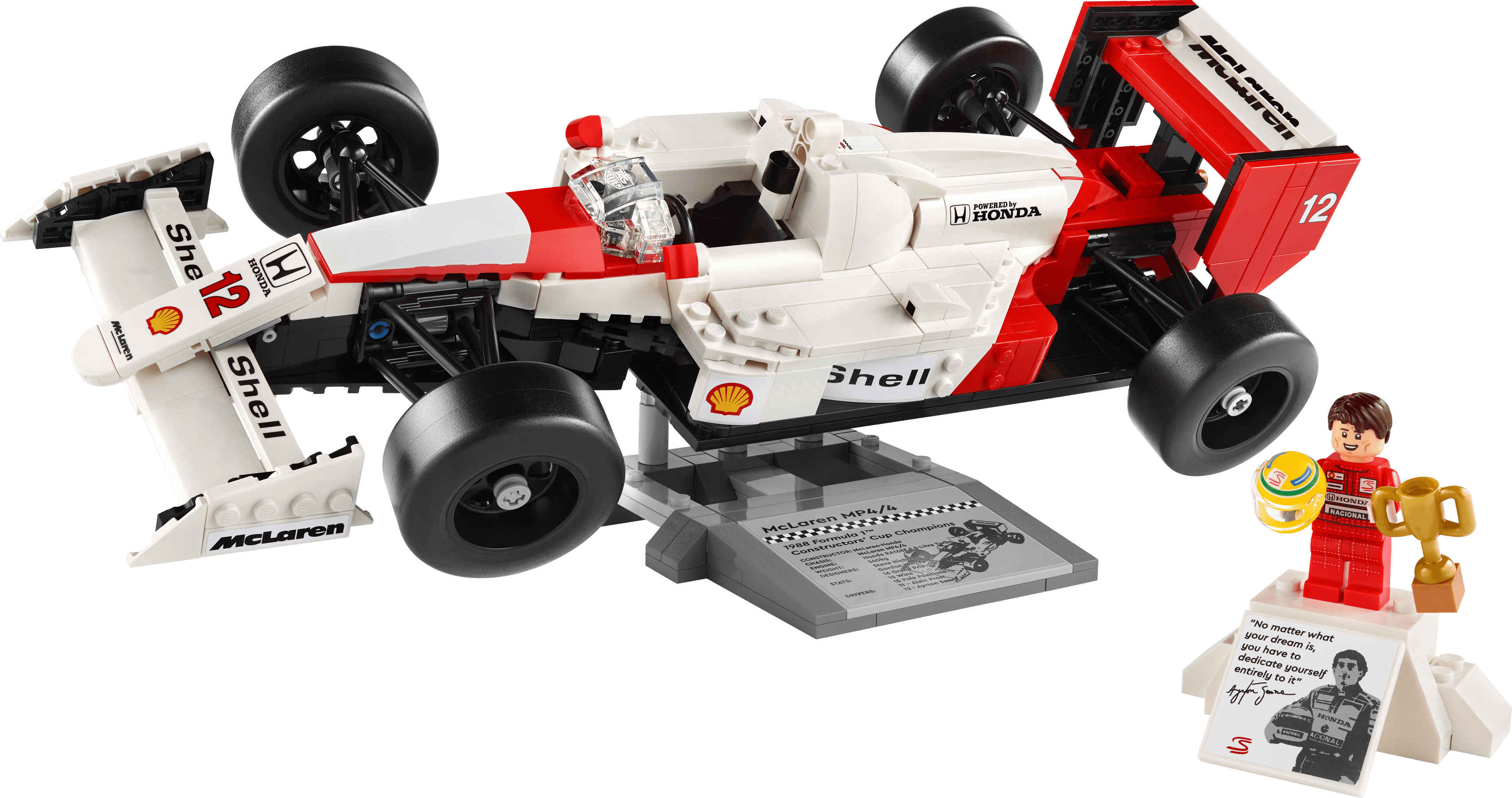 LEGO Tributo Ayrton Senna Mclaren Mp4/4, set 10330