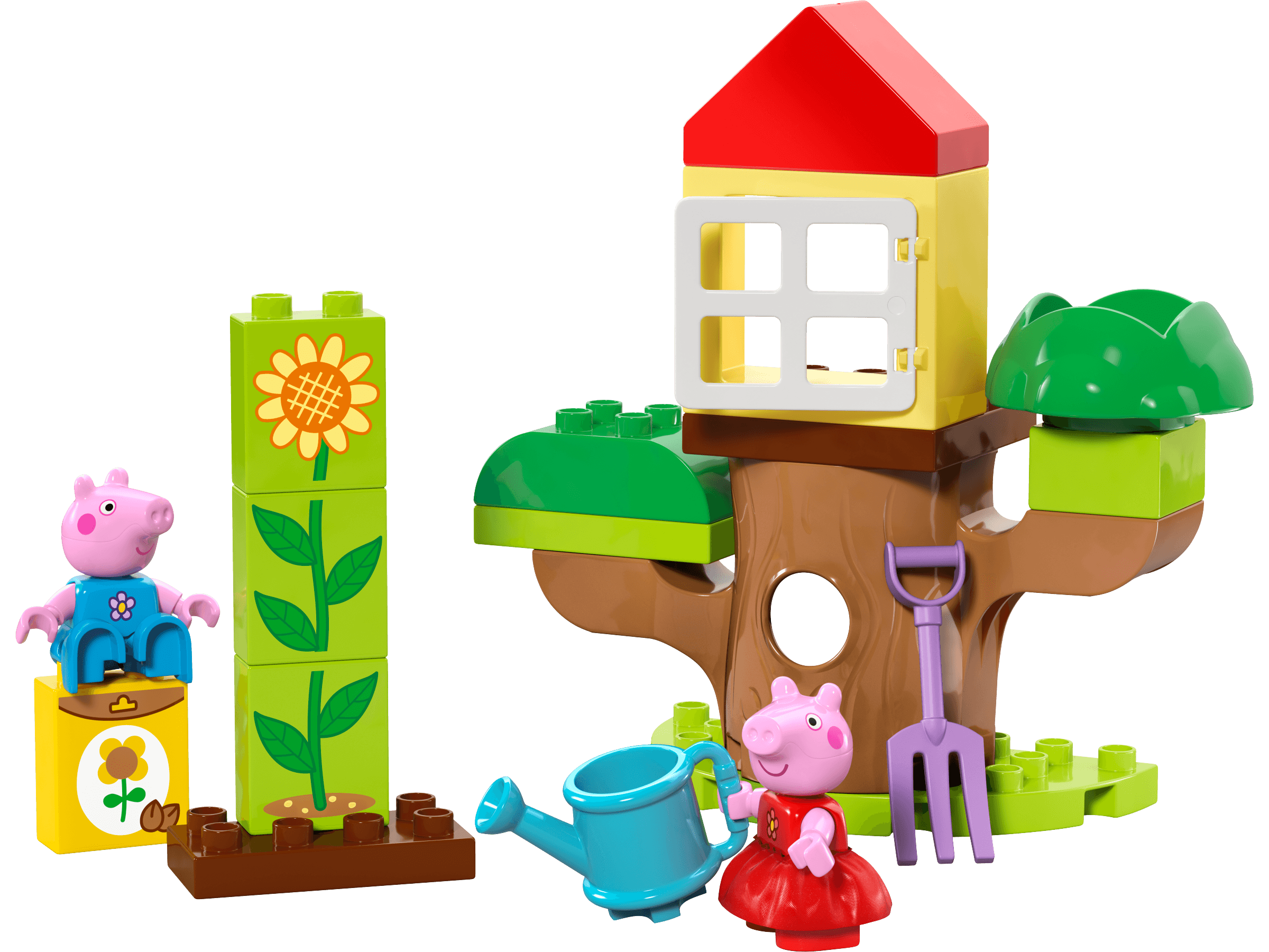 LEGO Peppa para jardim e casa na árvore, set 10431