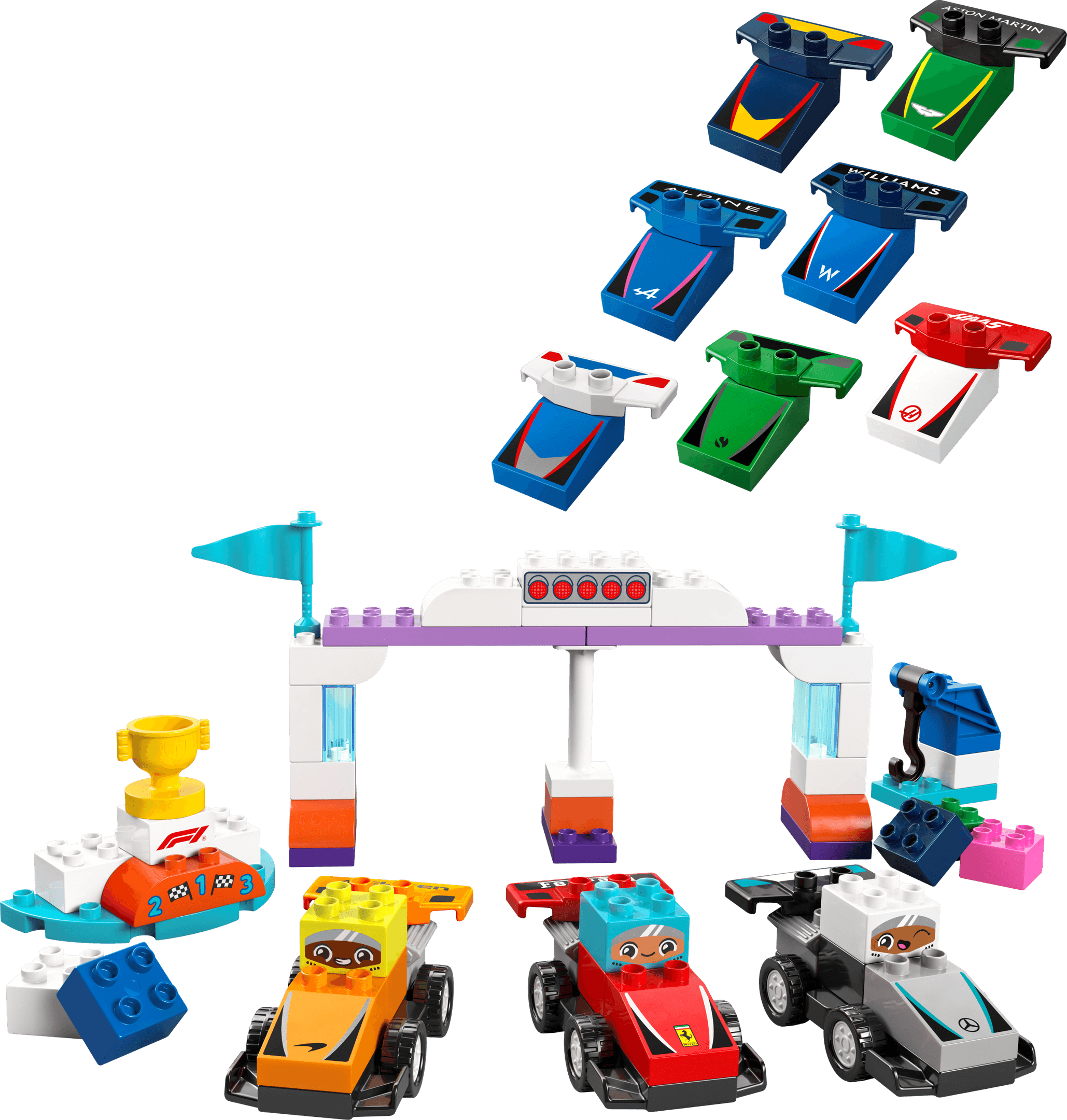 LEGO F1 Team Race Cars & Drivers, set 10445