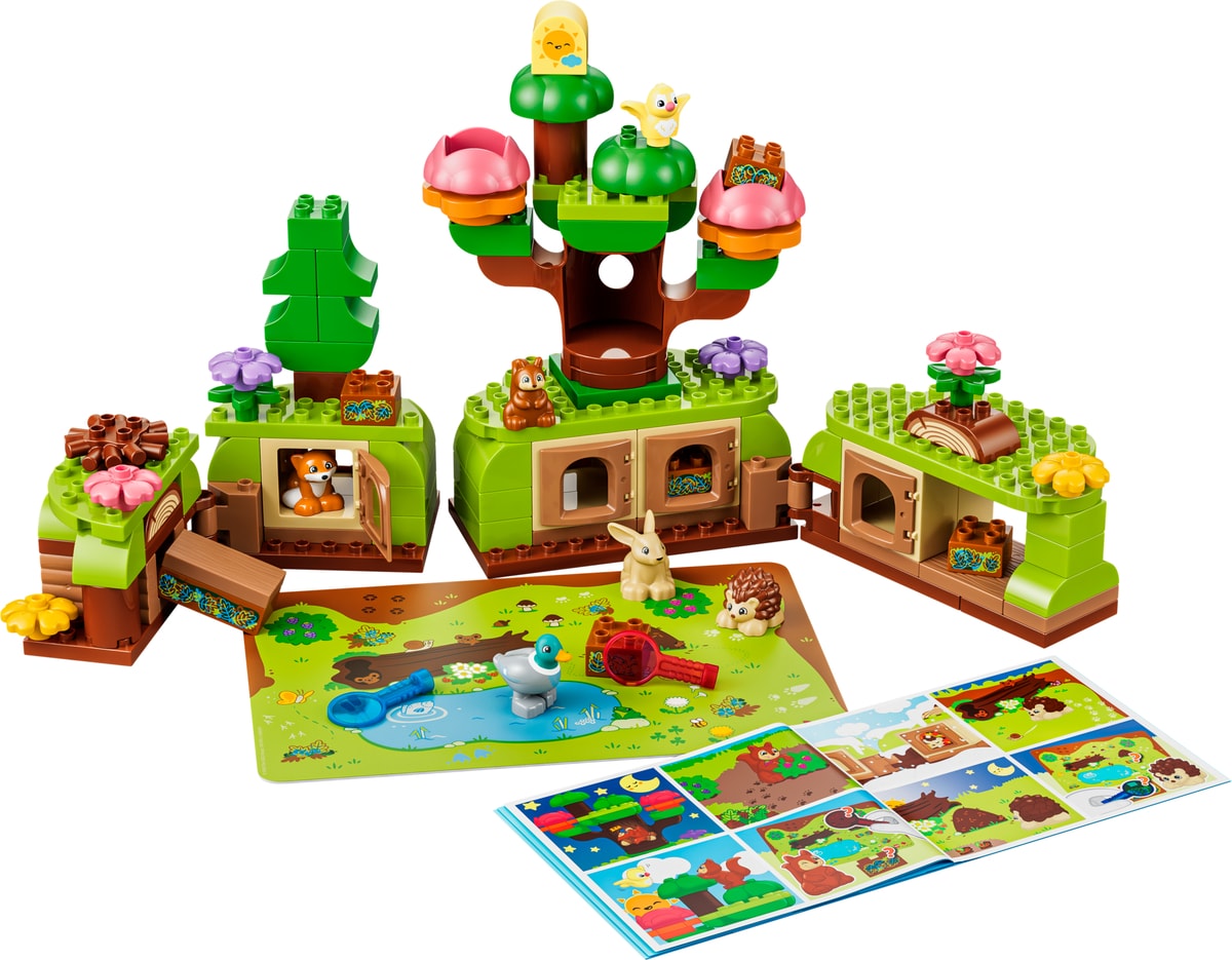 LEGO Descobertas florestais de com animais selvagens, set 10480