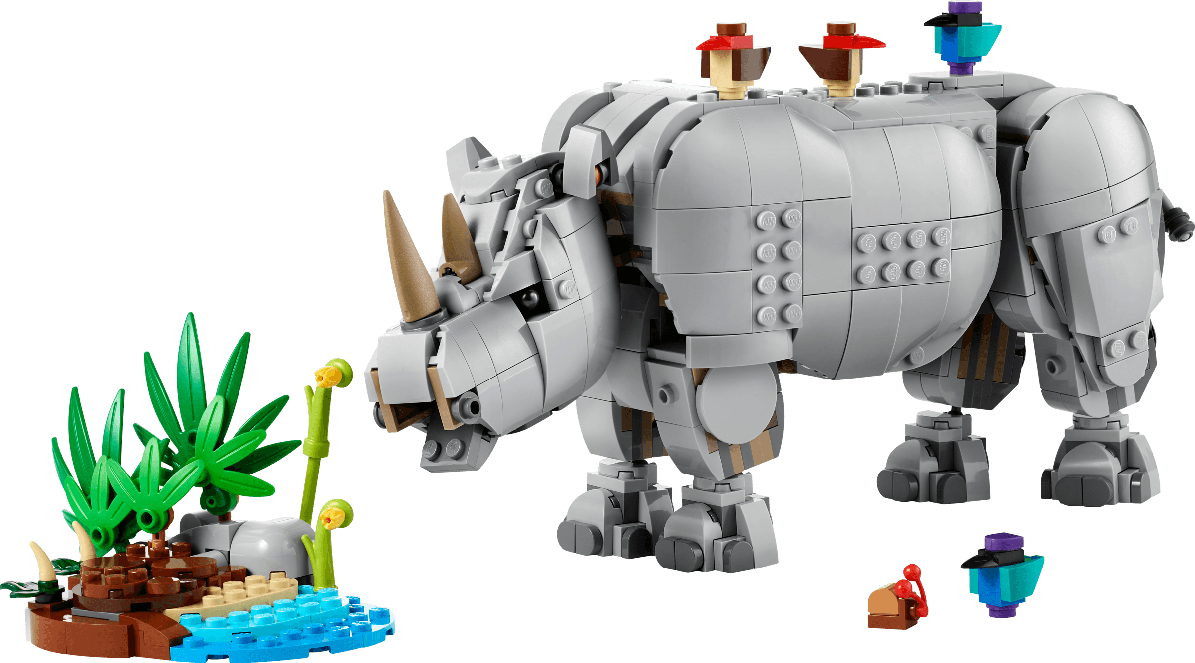 LEGO Wild Animals: Majestic Rhino with Birds, set 31171
