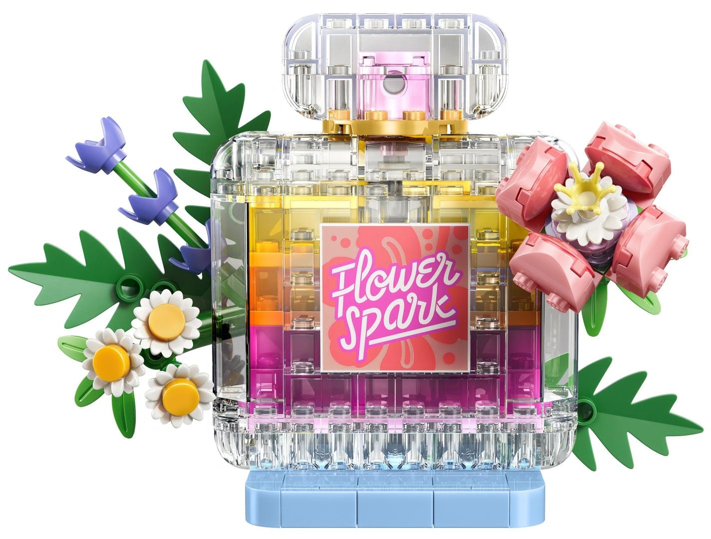 LEGO Floral Decor Perfume Bottle, set 31383