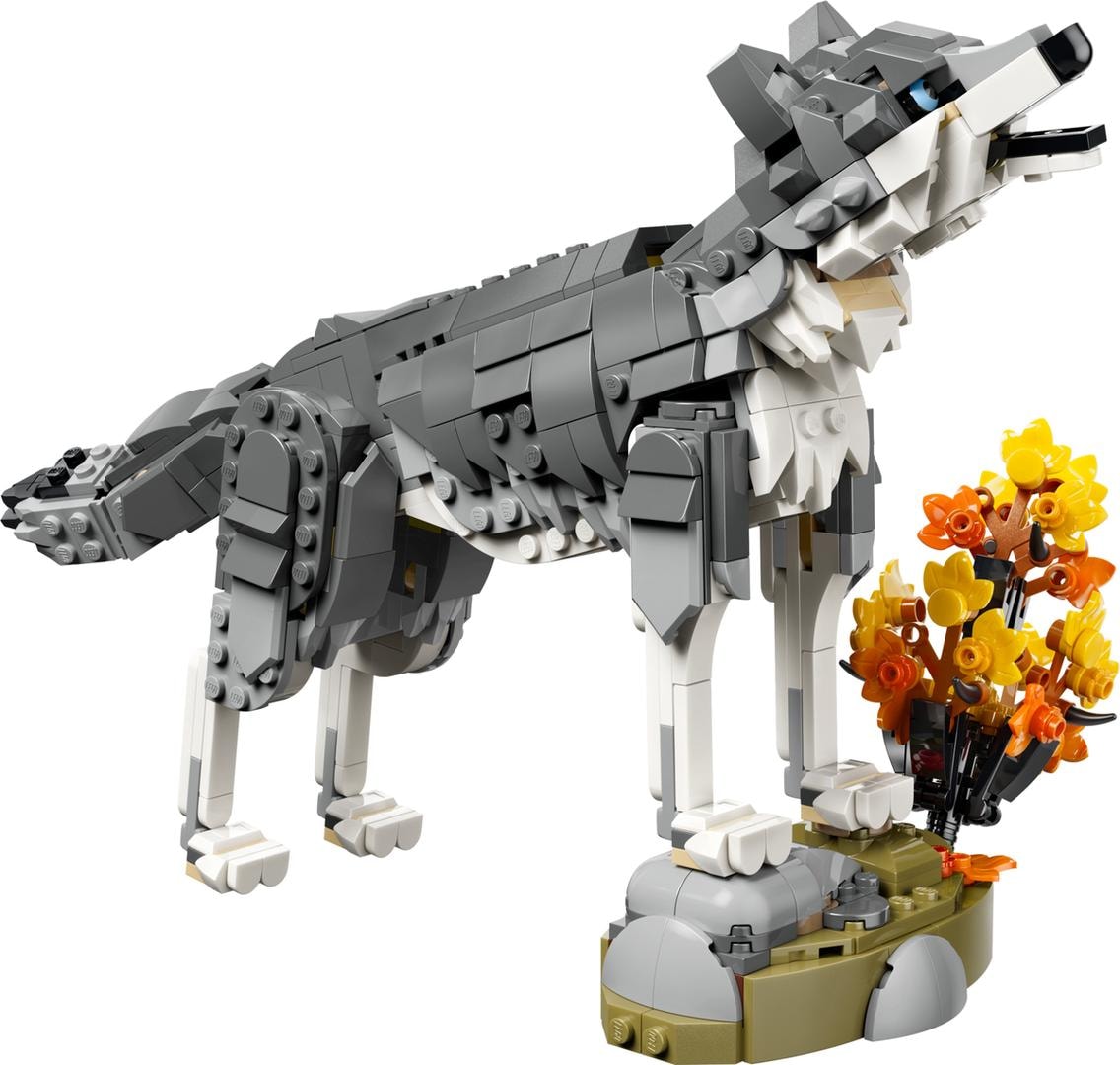 LEGO Forest Animals: Gray Wolf, set 31393