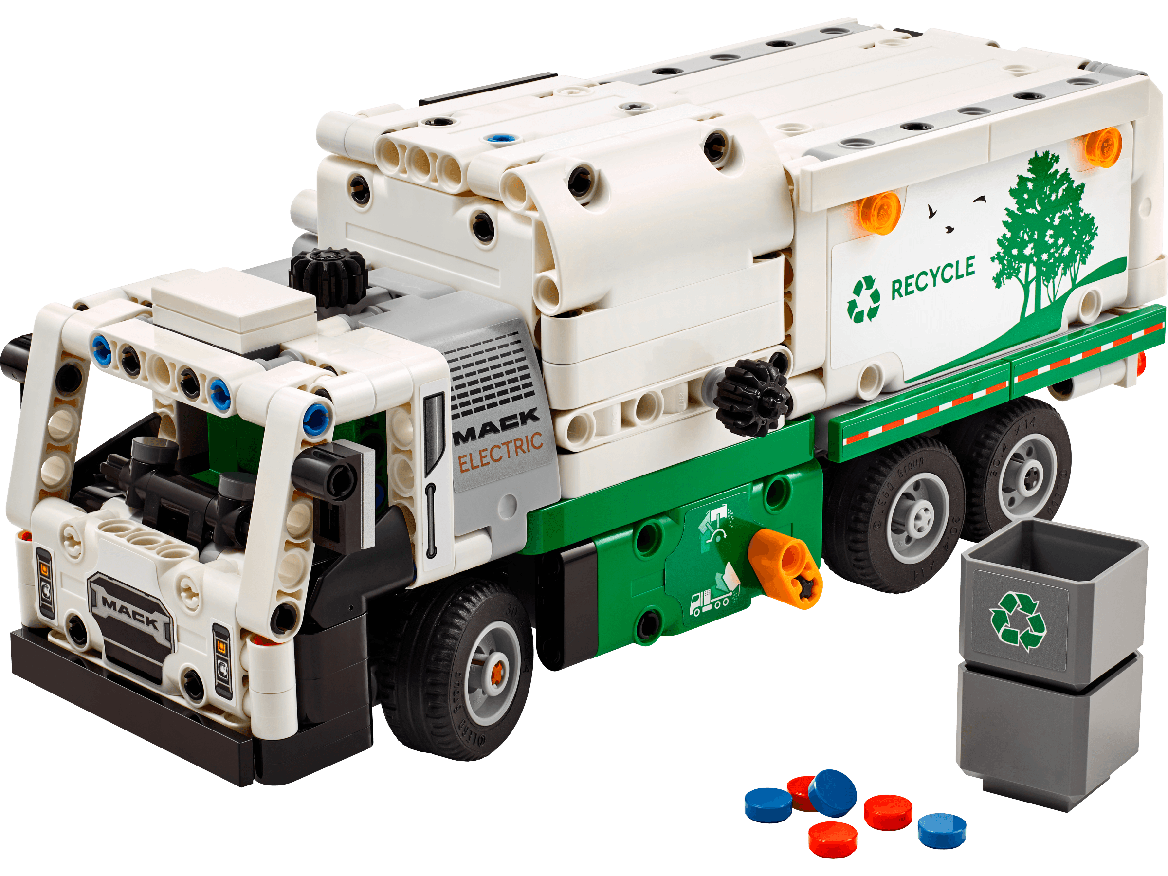LEGO Mack LR Electric Garbage Truck, set 42167