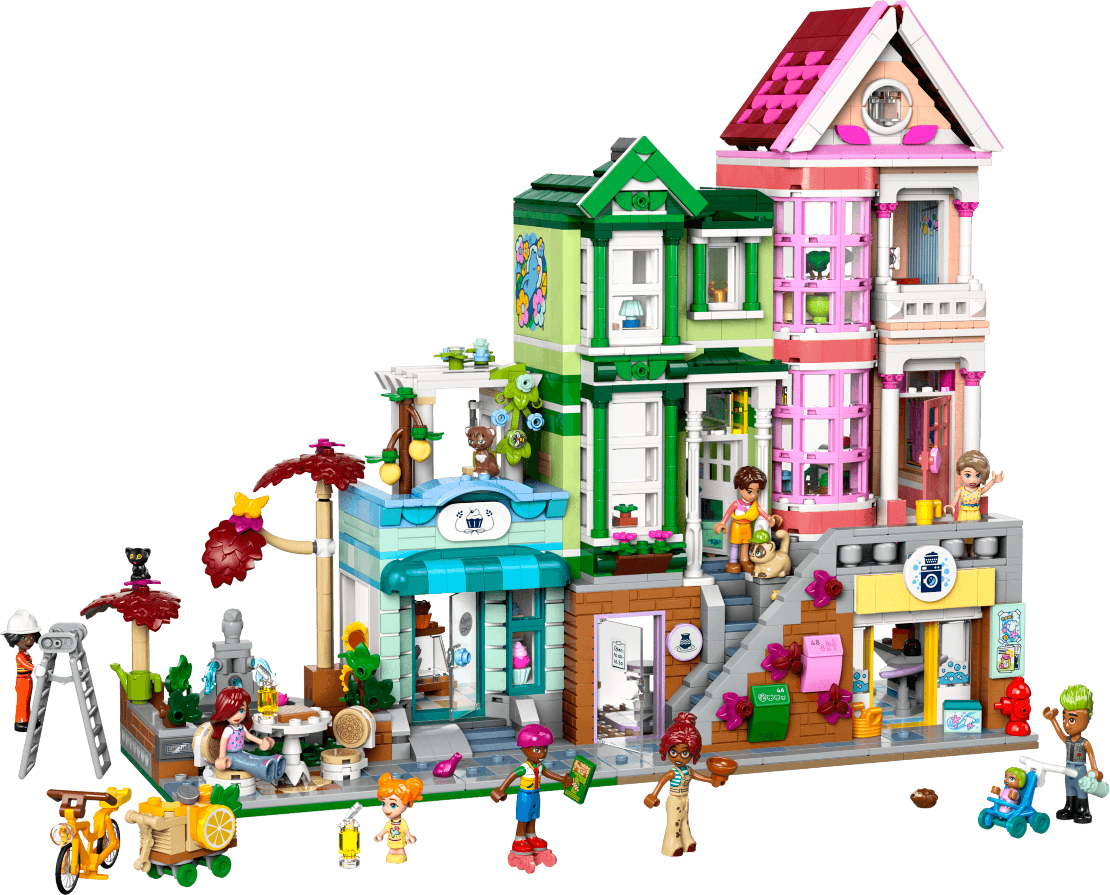 LEGO Heartlake City Apartments and Stores, set 42670