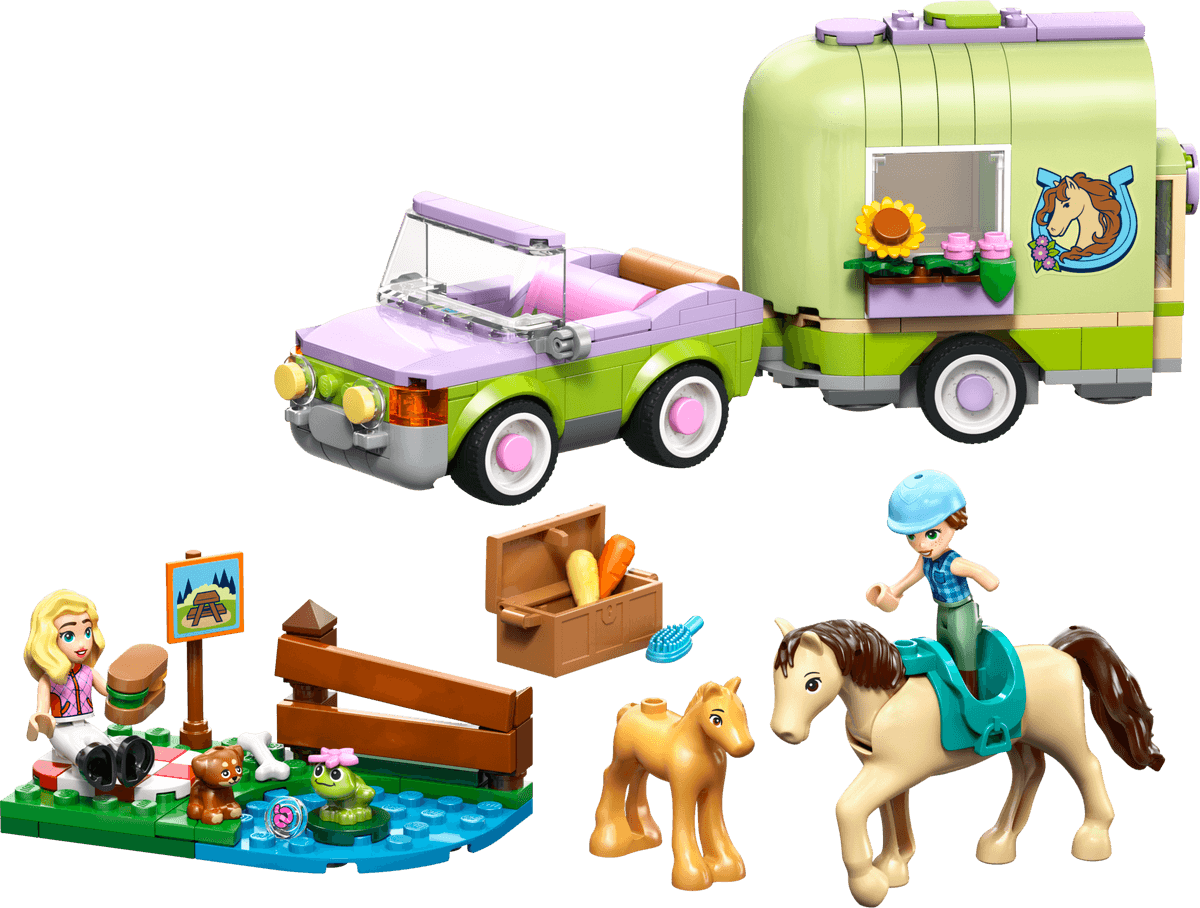 LEGO Conjunto de trailers para cavalos e potros, set 42695