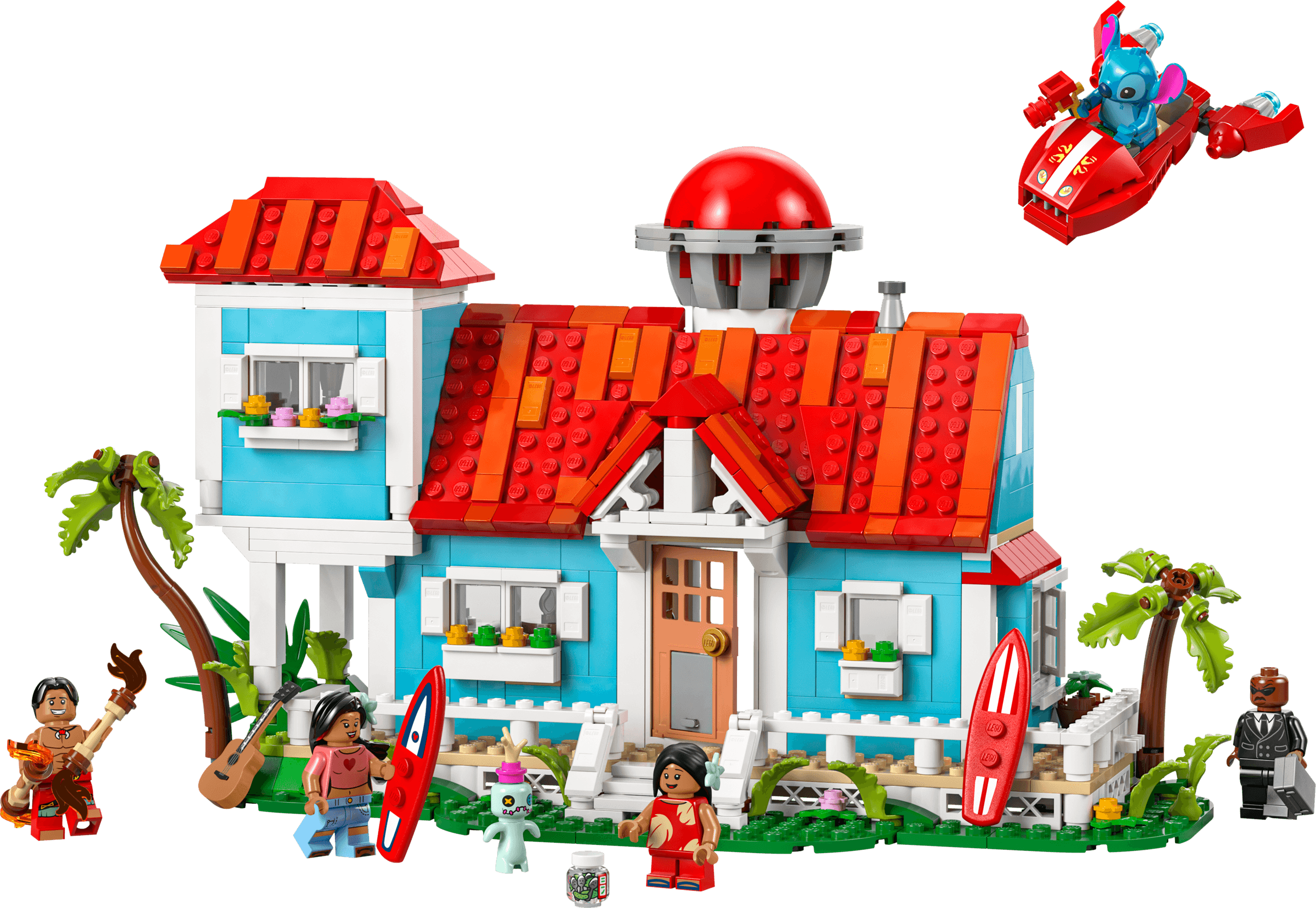 LEGO Lilo and Stitch Beach House, set 43268