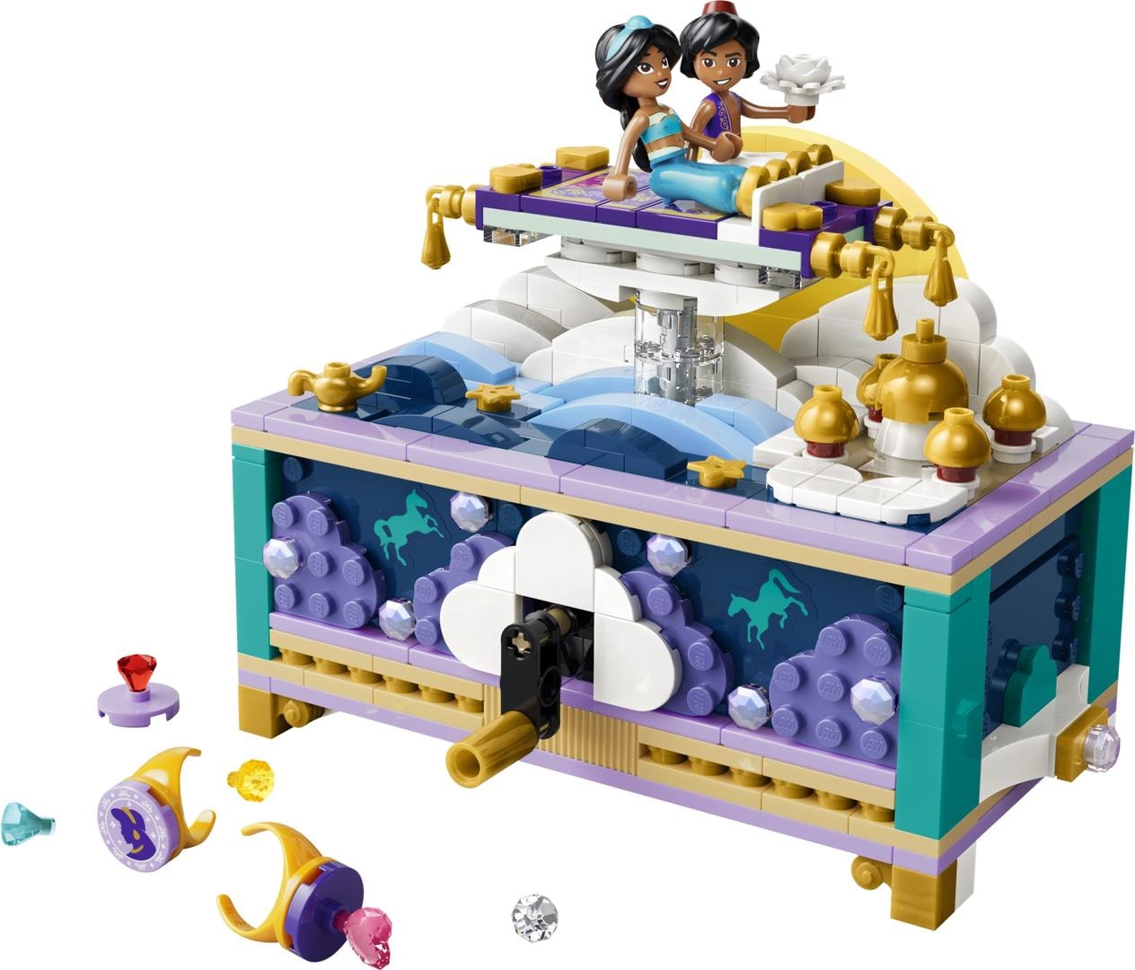 LEGO Porta-joias Jasmine Animation, set 43295