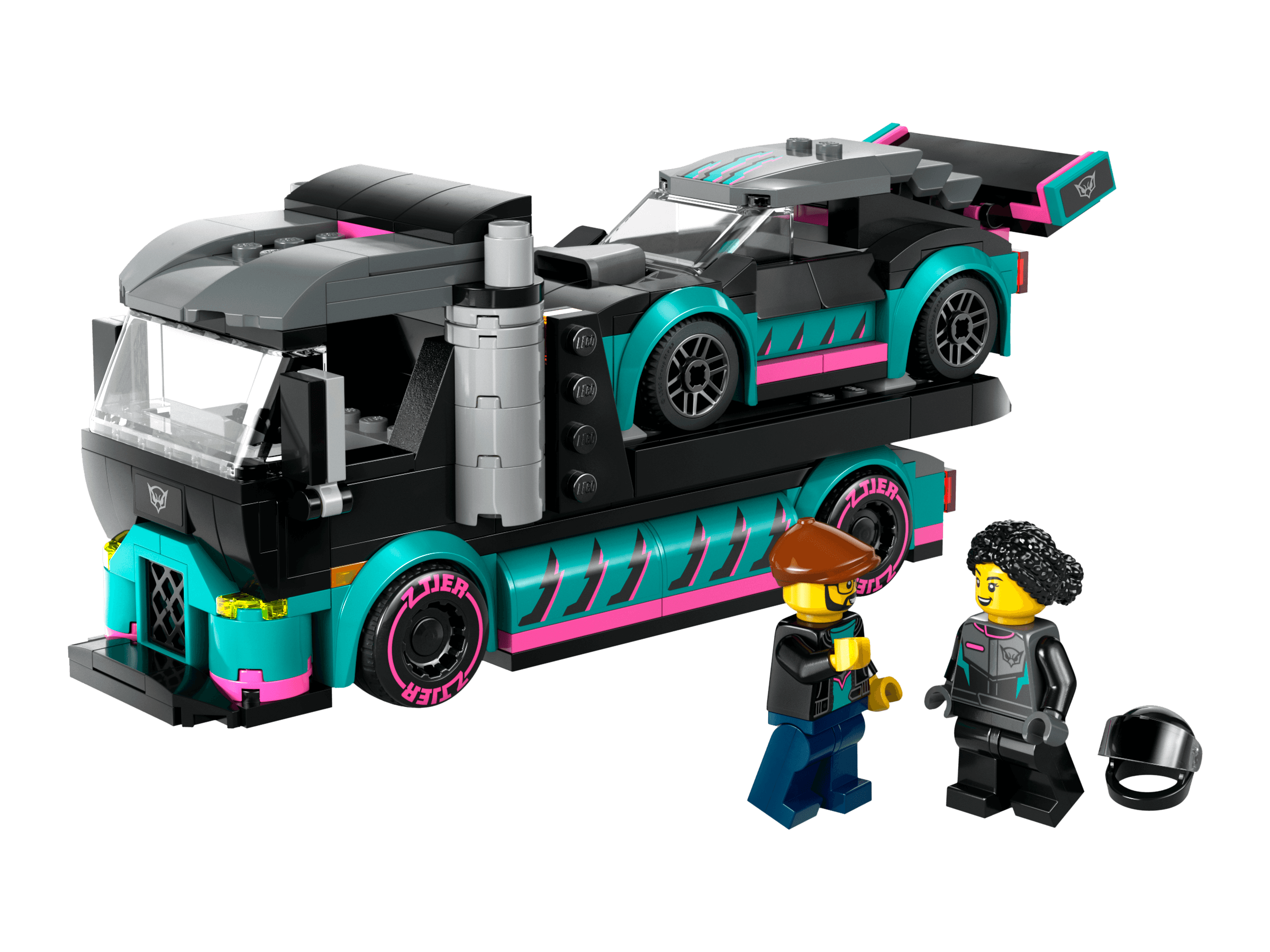 LEGO Race Car and Car Carrier Truck, set 60406
