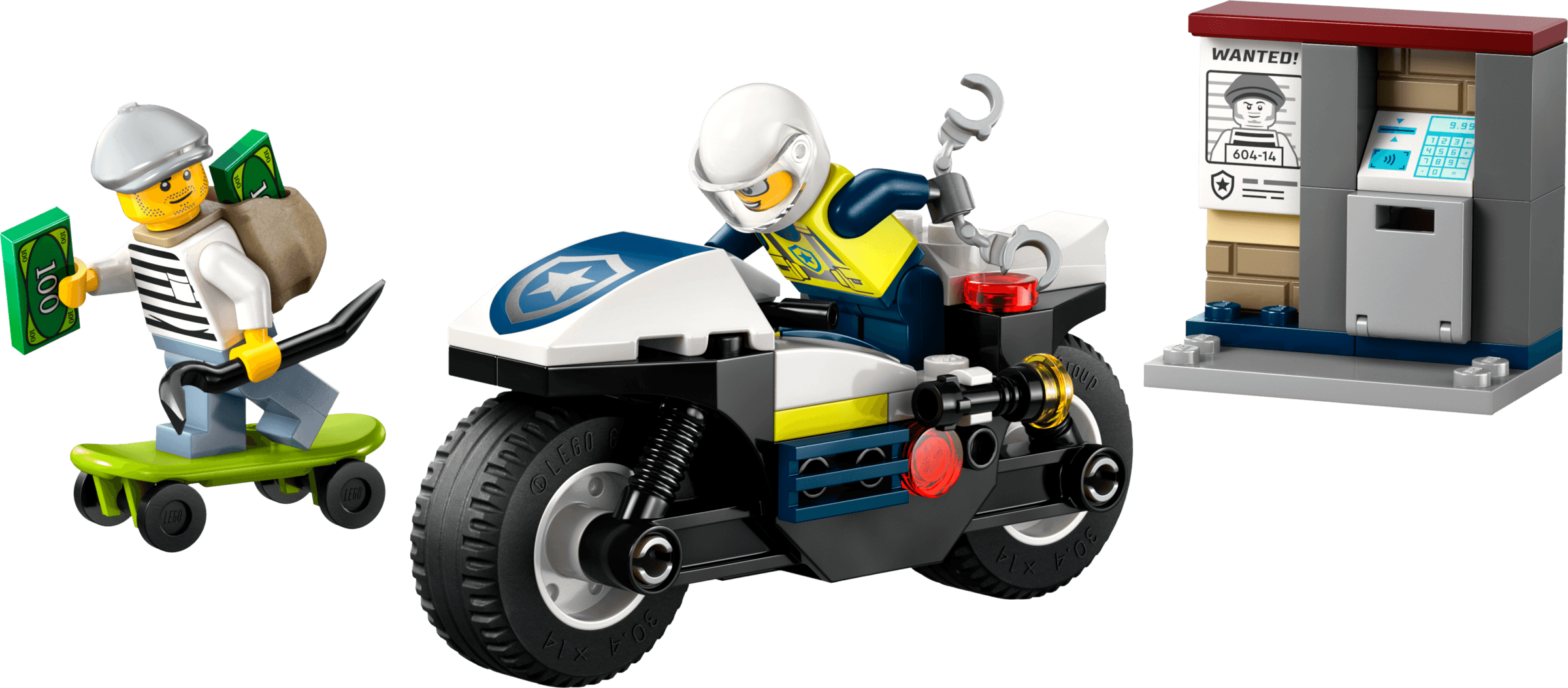LEGO Police Motorcycle chase, set 60455