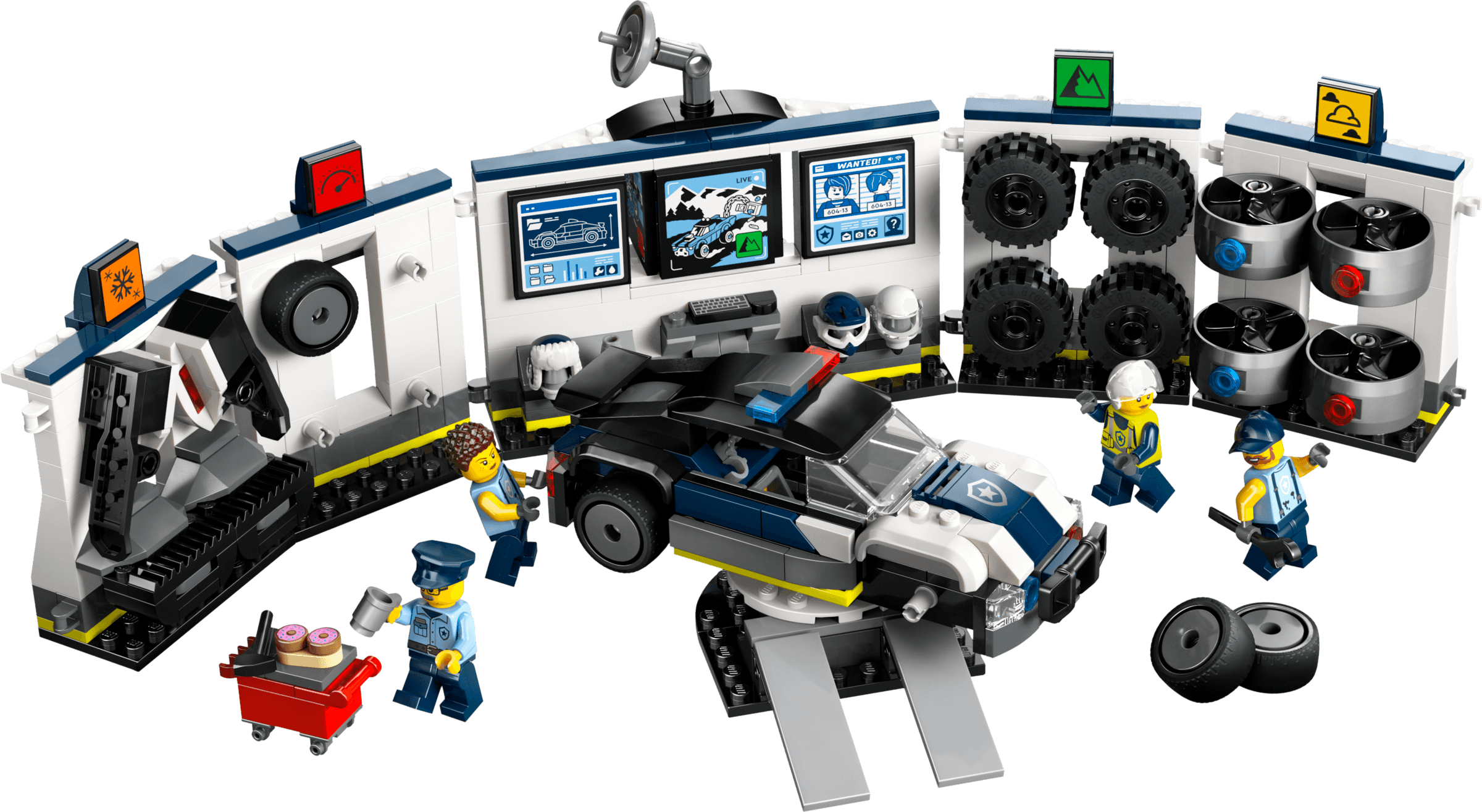 LEGO Custom Police Car garage, set 60457