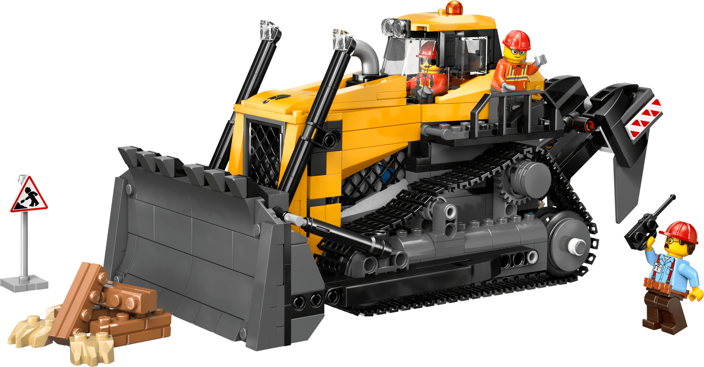 LEGO Trator de Esteira Amarelo, set 60466