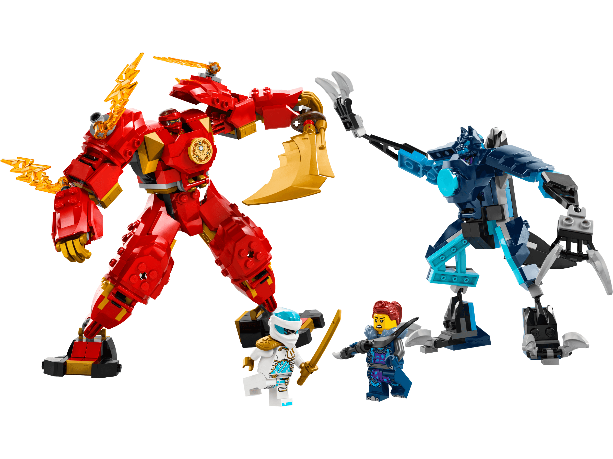 LEGO Kai's Elemental Fire Mech, set 71808