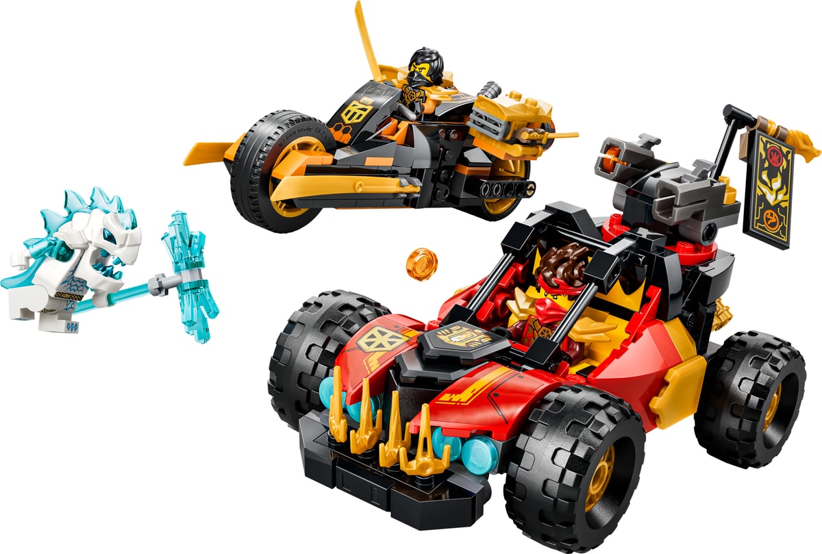LEGO Veículos Combinados de Kai e Cole, set 71864