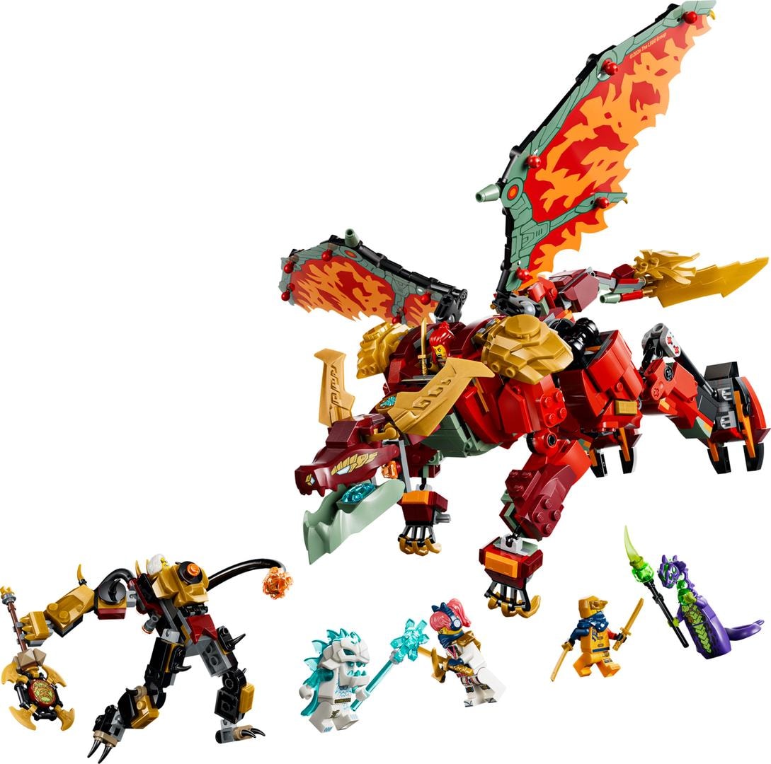 LEGO Wyldfyre's Transforming Dragon Mech, set 71868