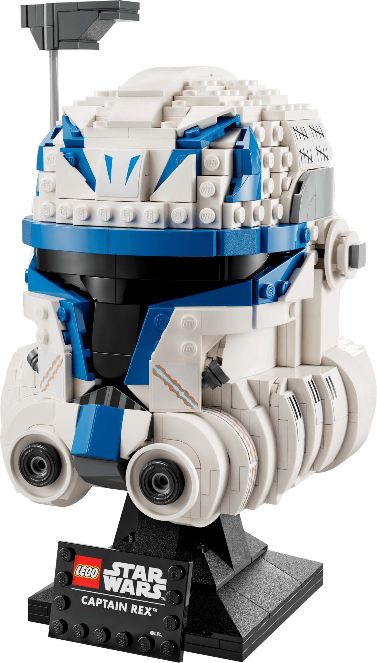 LEGO Kit Tm Capacete do Capitão Rex 854pc, set 75349