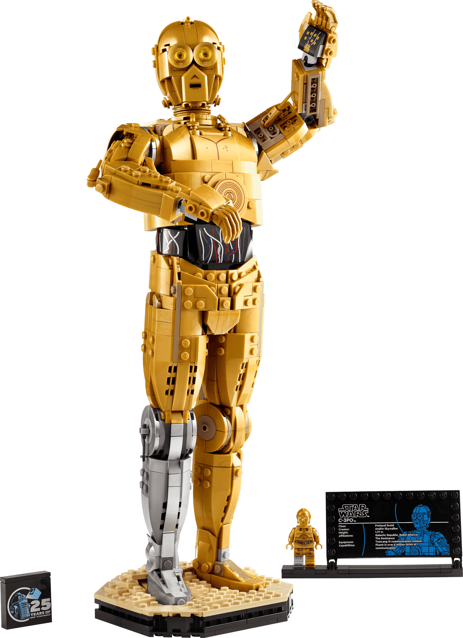 LEGO C-3po Droide Montável, set 75398