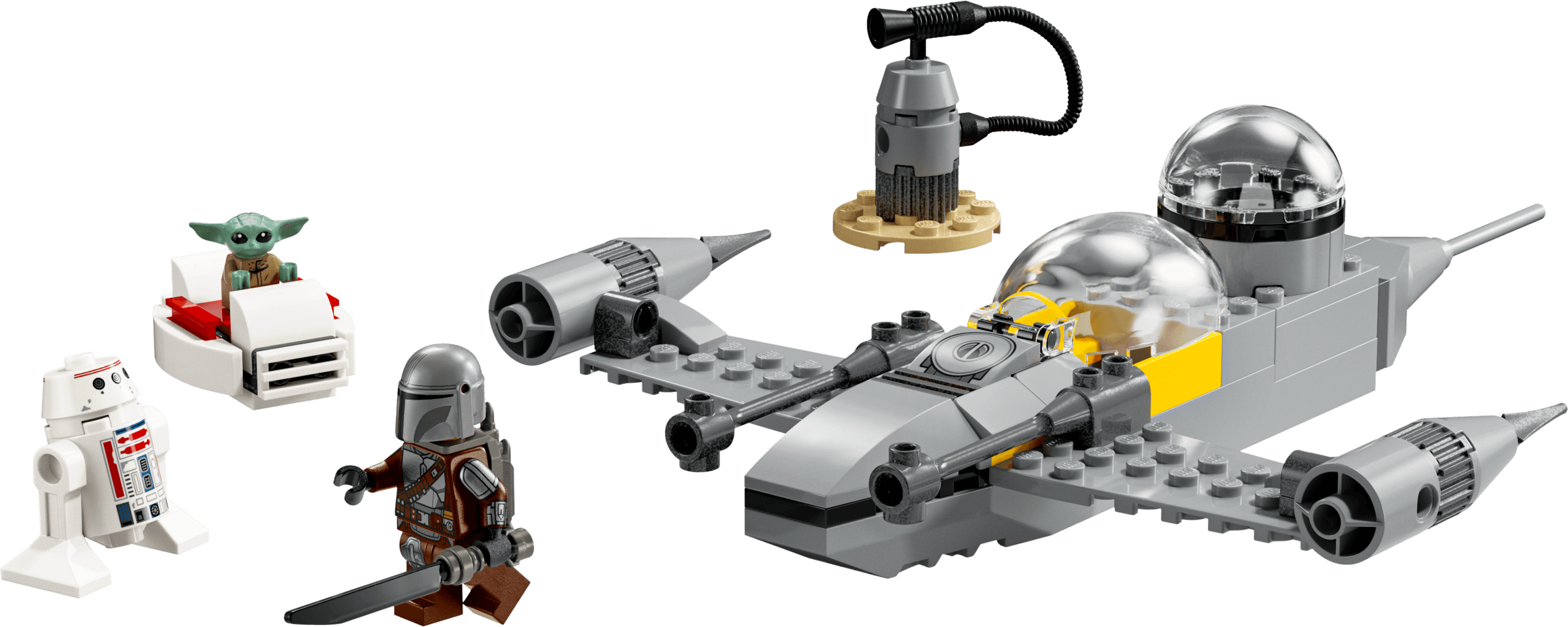 LEGO Mando and Grogu's N-1 Starfighter, set 75410