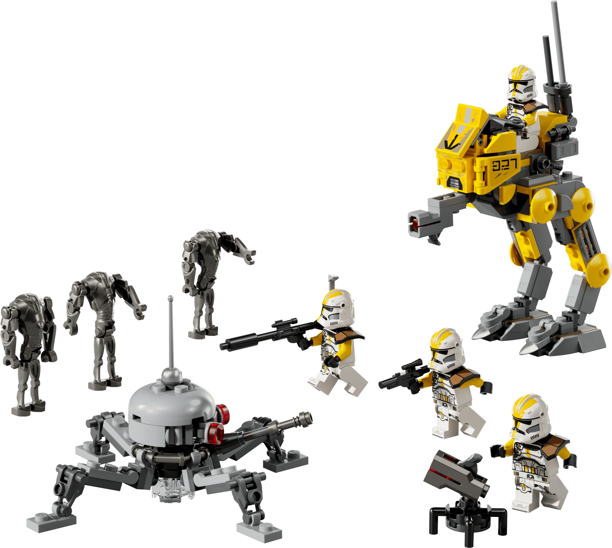 LEGO 327th Star Corps Clone Troopers Battle Pack, set 75431