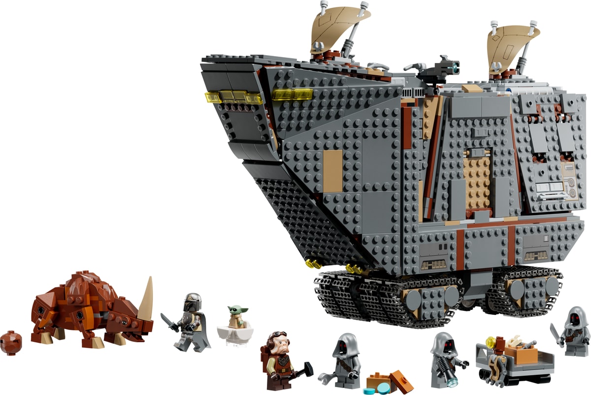 LEGO Sandcrawler e Mudhorn de Offworld, set 75453