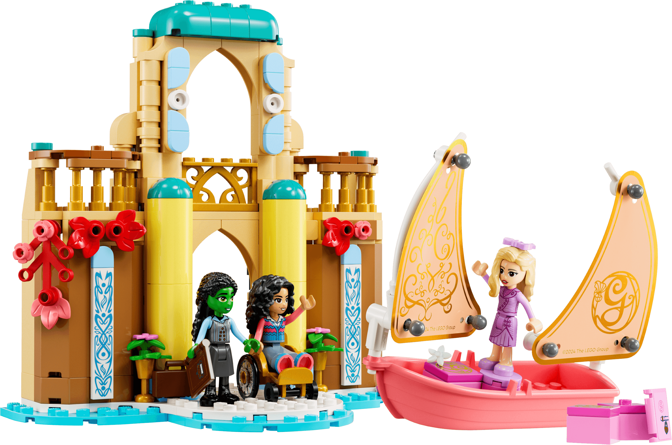 LEGO Glinda, Elphaba & Nessarose at Shiz Uni, set 75681